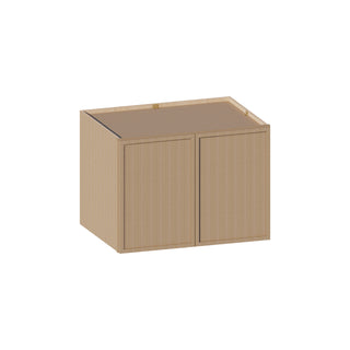 Slim White Oak - 33"W × 24"H Deep (24") Wall Bridge Cabinet