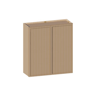 Slim White Oak - 33"W × 36"H Standard Wall Cabinet