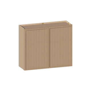 Slim White Oak - 36"W × 30"H Standard Wall Cabinet