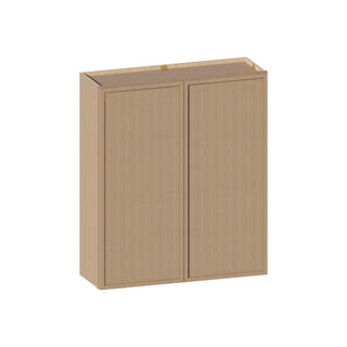 Slim White Oak - 36"W × 42"H Standard Wall Cabinet