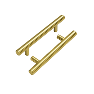 T Bar Pull - BRUSHED GOLD - 96mm