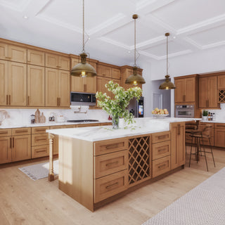 Treasure Chest - 33"W Offset-Sink Vanity Combo Cabinet (Drawer on Left)