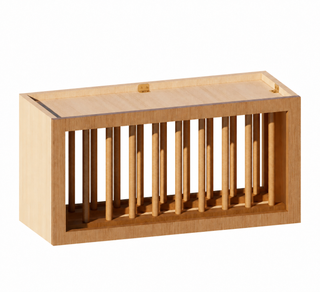 Treasure Chest - 30"W × 15"H Plate Rack Wall Cabinet
