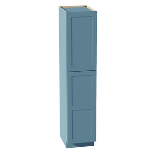 TG-TP1884: Soft Green Shaker 18"W x 84"H x 24"D 2 Doors & 5 Shelves Tall Shelf Pantry Cabinets