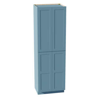 TG-TP3096: Soft Green Shaker 30"W x 96"H x 24"D 2 Doors & 6 Shelves Tall Shelf Pantry Cabinets