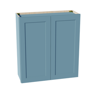 TG-W3336: Soft Green Shaker 33"W x 36"H 2 Doors & 2 Shelves Standard Wall Cabinet