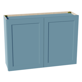 TG-W4230: Soft Green Shaker 42"W x 30"H 2 Doors & 2 Shelves Standard Wall Cabinet