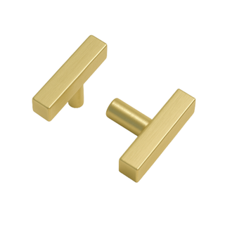 T Square Knob - BRUSHED GOLD