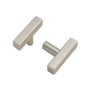 T Square Knob - BRUSHED NICKLE