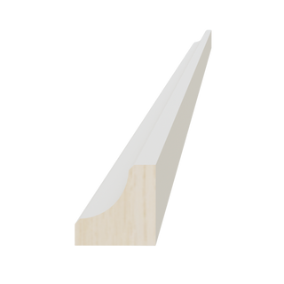 TW-ICM8: Creamy White Shaker 96"W x 3/4"H x 3/4"D Inside Corner Molding