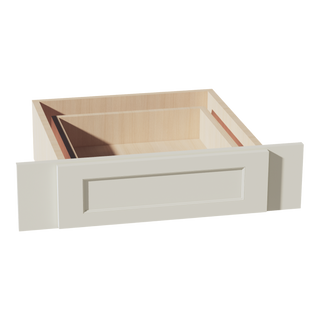 TW-KD30: Creamy White Shaker 30"W Vanity Knee Drawers