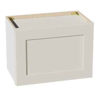 TW-W2115: Creamy White Shaker 21"W x 15"H 1 Door Standard Wall Bridge Cabinet