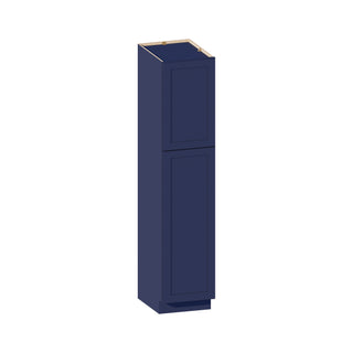 Navy Blue - 18"W × 84"H Tall Pantry Cabinet
