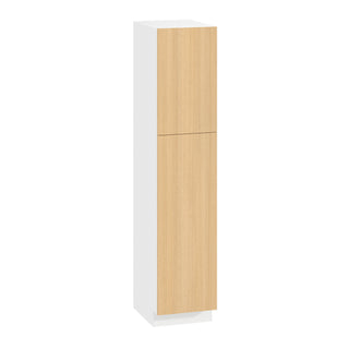Frameless Oak Blonde - 18"W × 84"H Tall Pantry Cabinet