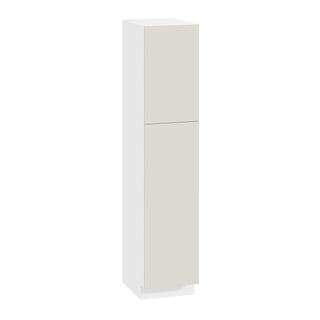 Frameless Matte Ivory - 18"W × 84"H Tall Pantry Cabinet