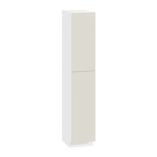 Frameless Matte Ivory - 18"W × 96"H Tall Pantry Cabinet