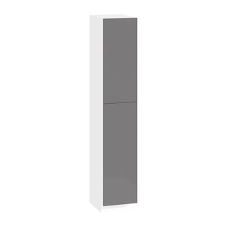Frameless High-Glossy Gray - 18"W × 96"H Tall Pantry Cabinet
