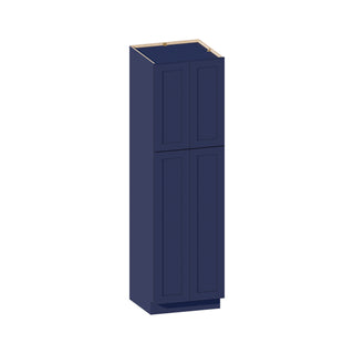 Navy Blue - 24"W × 84"H Tall Pantry Cabinet