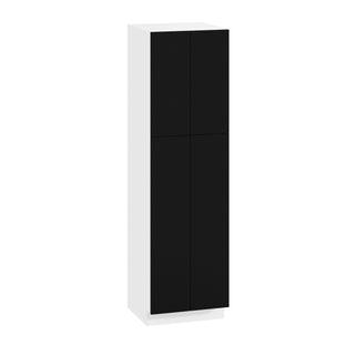 Frameless Matte Black - 24"W × 84"H Tall Pantry Cabinet