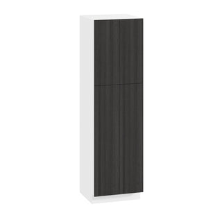 Frameless Oak Shade - 24"W × 84"H Tall Pantry Cabinet