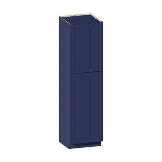 Navy Blue - 24"W × 90"H Tall Pantry Cabinet