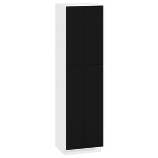 Frameless Matte Black - 24"W × 90"H Tall Pantry Cabinet
