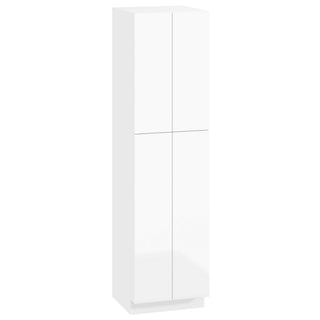 Frameless High-Glossy White - 24"W × 90"H Tall Pantry Cabinet