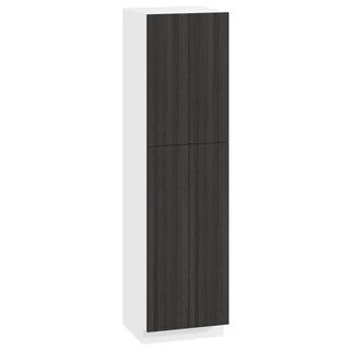 Frameless Oak Shade - 24"W × 90"H Tall Pantry Cabinet
