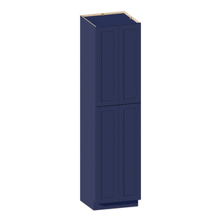Navy Blue - 24"W × 96"H Tall Pantry Cabinet