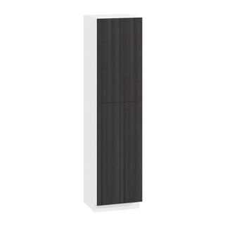 Frameless Oak Shade - 24"W × 96"H Tall Pantry Cabinet