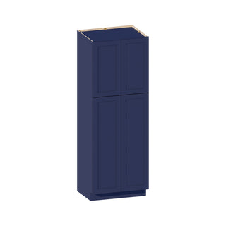 Navy Blue - 30"W × 84"H Tall Pantry Cabinet