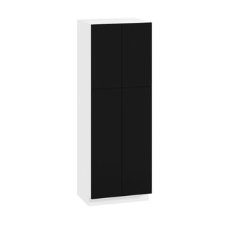 Frameless Matte Black - 30"W × 84"H Tall Pantry Cabinet