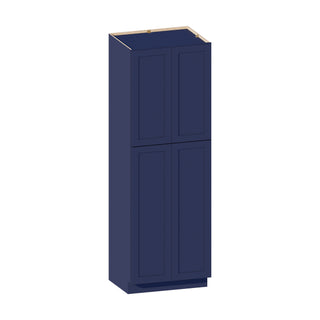 Navy Blue - 30"W × 90"H Tall Pantry Cabinet