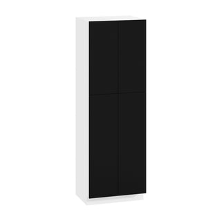 Frameless Matte Black - 30"W × 90"H Tall Pantry Cabinet
