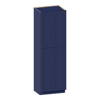 Navy Blue - 30"W × 96"H Tall Pantry Cabinet