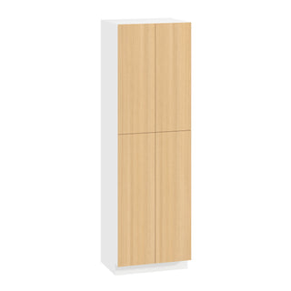 Frameless Oak Blonde - 30"W × 96"H Tall Pantry Cabinet