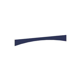 Navy Blue - 6"W × 48"L Arched Valance
