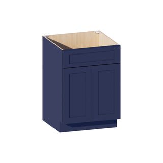Navy Blue - 24"W Vanity Sink Base Cabinet