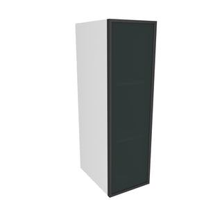 Frameless Midnight Glass - 09"W × 30"H Standard Wall Cabinet