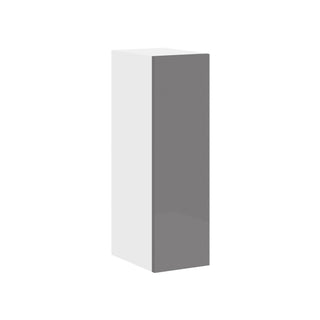 Frameless High-Glossy Gray - 09"W × 30"H Standard Wall Cabinet