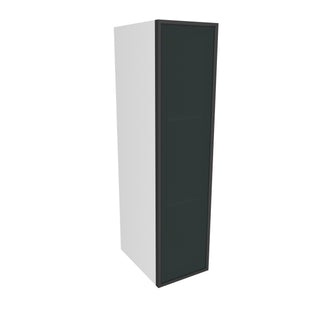 Frameless Midnight Glass - 09"W × 36"H Standard Wall Cabinet