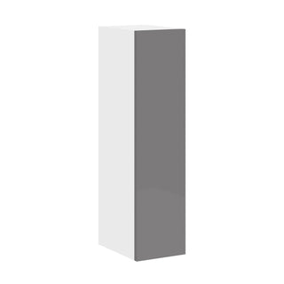 Frameless High-Glossy Gray - 09"W × 36"H Standard Wall Cabinet