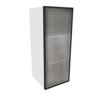 Frameless Crystal Glass - 12"W × 30"H Standard Wall Cabinet