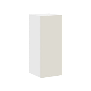 Frameless Matte Ivory - 12"W × 30"H Standard Wall Cabinet