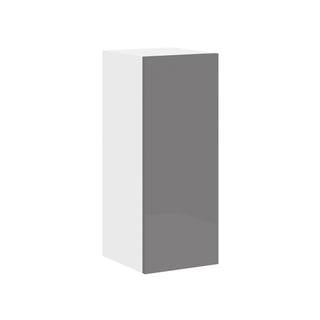 Frameless High-Glossy Gray - 12"W × 30"H Standard Wall Cabinet