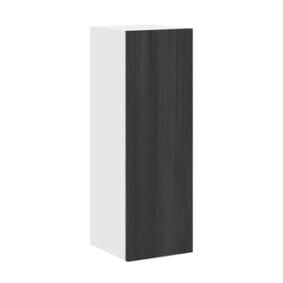 Frameless Oak Shade - 12"W × 36"H Standard Wall Cabinet