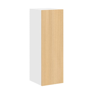 Frameless Oak Blonde - 12"W × 36"H Standard Wall Cabinet