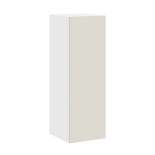 Frameless Matte Ivory - 12"W × 36"H Standard Wall Cabinet