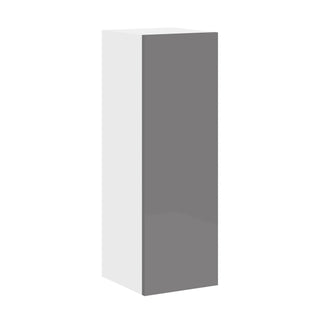 Frameless High-Glossy Gray - 12"W × 36"H Standard Wall Cabinet