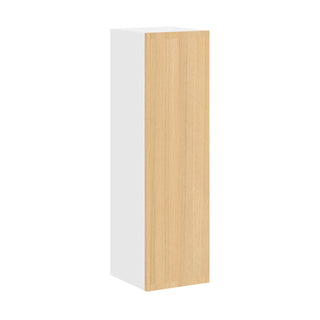 Frameless Oak Blonde - 12"W × 42"H Standard Wall Cabinet